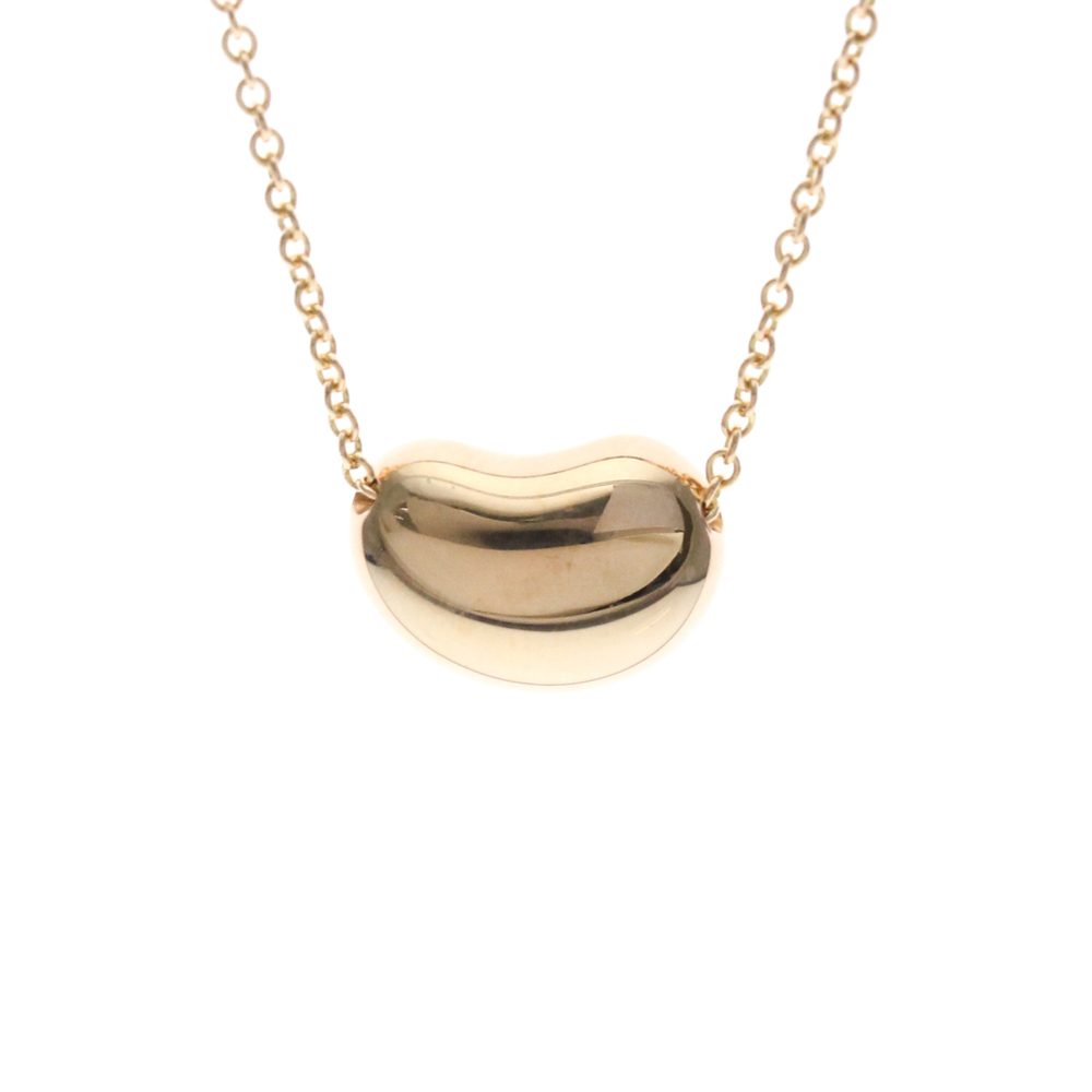 TIFFANY 18k Gold Bean Necklace